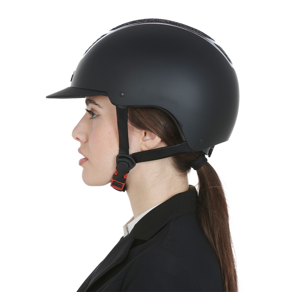 Equestro Cap Eclipse Glitter Top Black/Silver