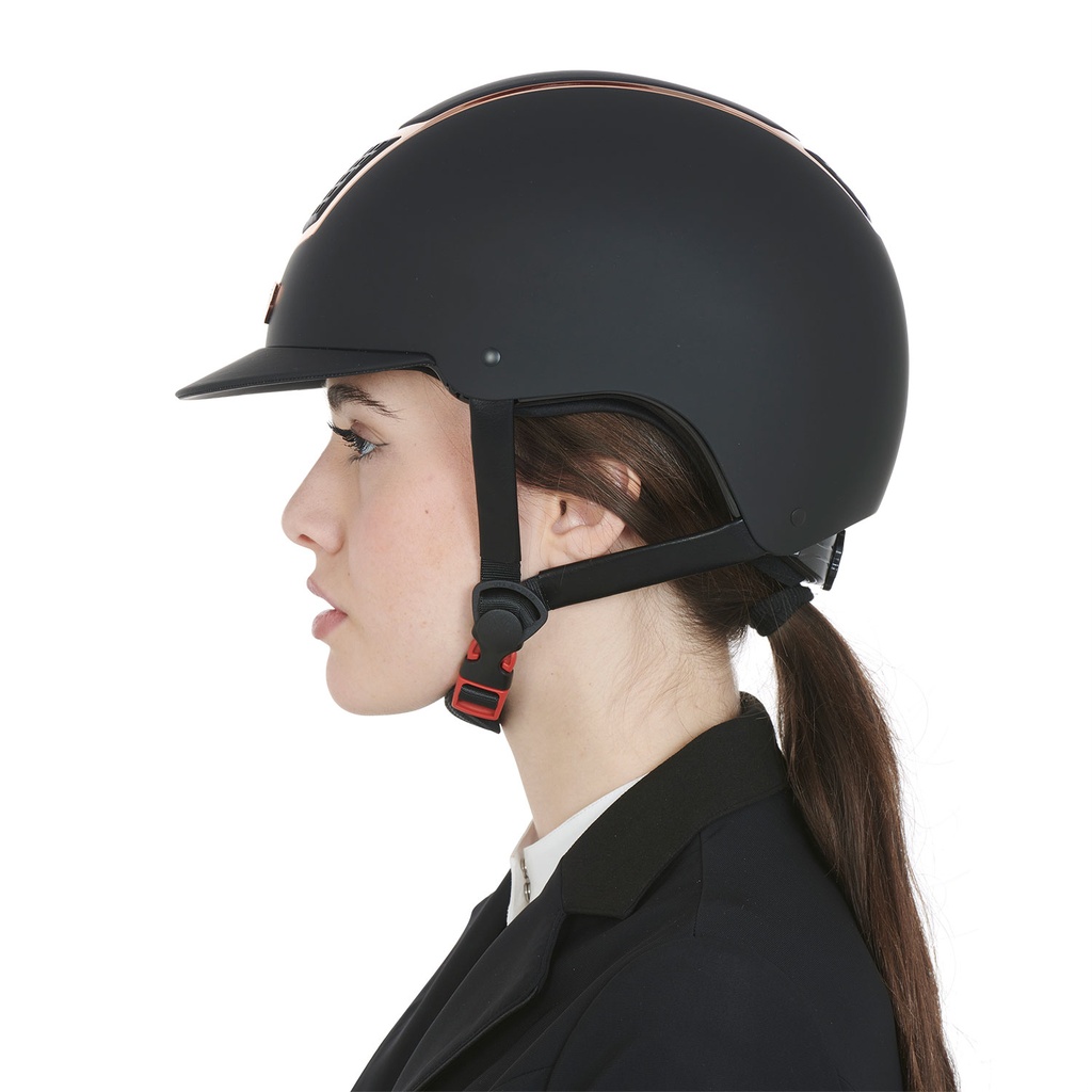 Equestro Cap Eclipse Matt Black/Rosé