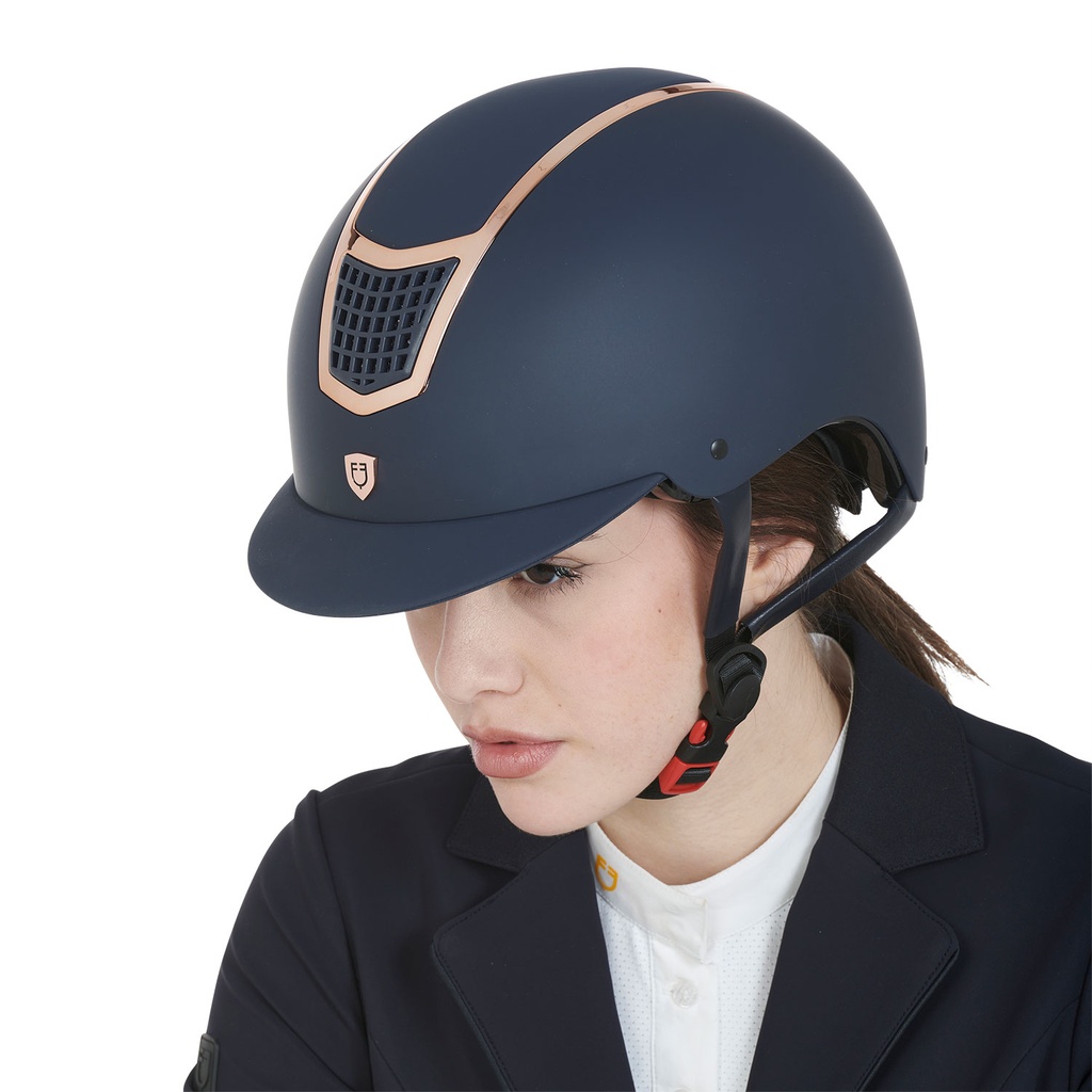 Equestro Cap Eclipse Matt Navy/Rosé