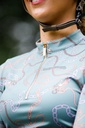 Mrs. Ros Trainingsshirt Chain Logo Long Sleeve Green