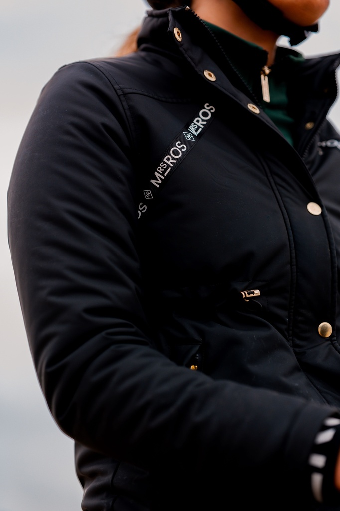 Mrs. Ros Hooded Mid-Season Jacket Dark Forest