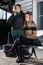 Mrs. Ros Hooded Mid-Season Jacket Dark Forest