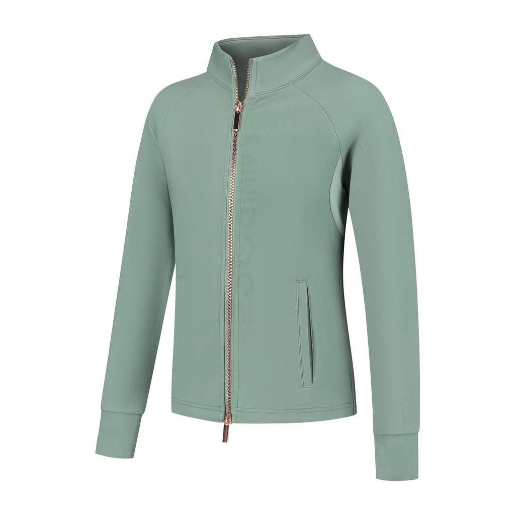 Mini Ros Softshell Trainingsvest Zoë Smokey Pistache