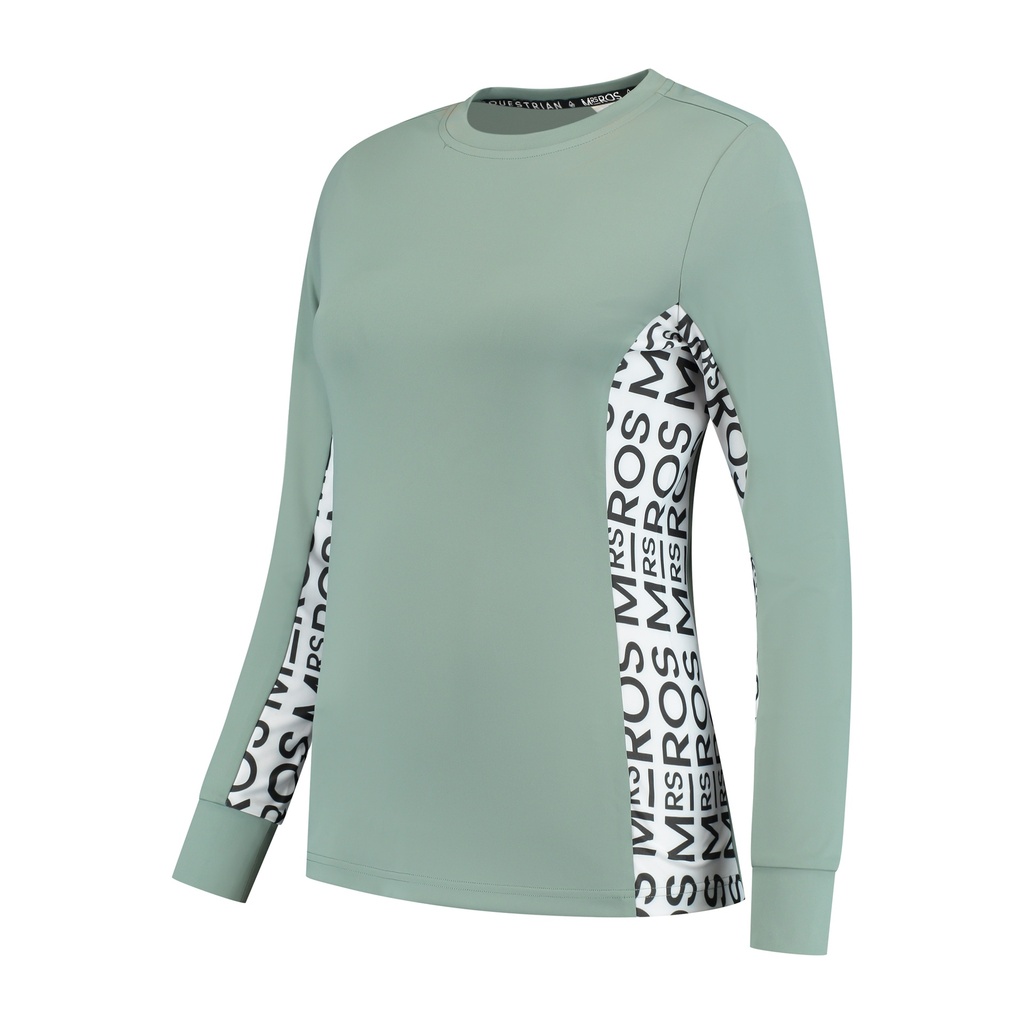 Mrs. Ros Trainingsshirt Top Smokey Pistache Long Sleeve