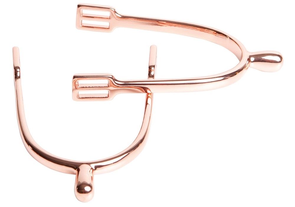 Sporen Rose Gold Knop RVS 20 of 30 mm