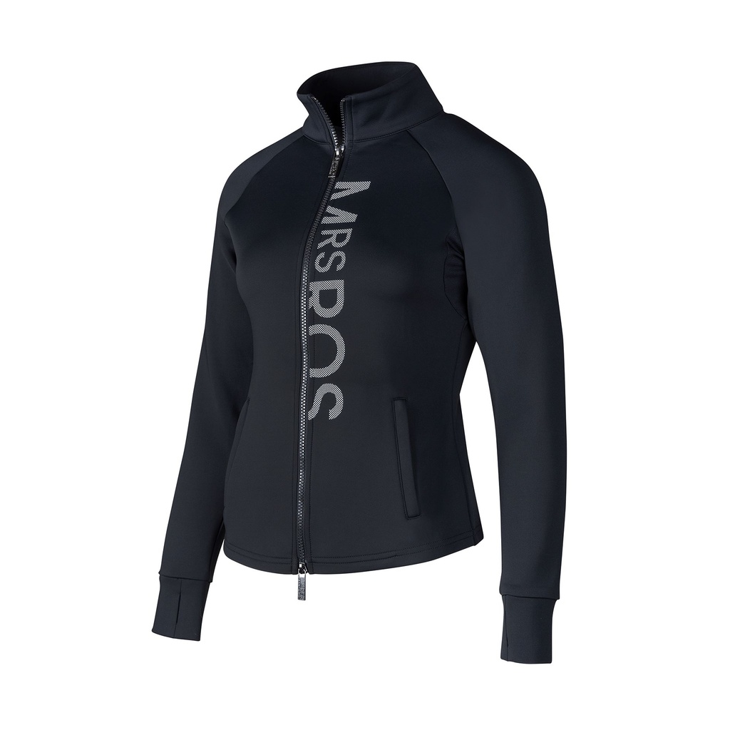 Mrs. Ros Softshell Logo Training Jacket Black